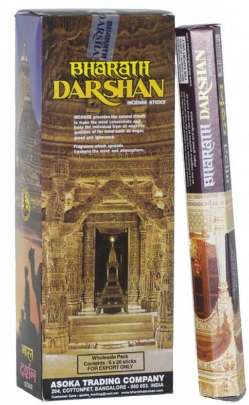 Miscellaneous Bharath Darshan Incense Sticks 25G Sticks/Tube 6 Tubes/Box