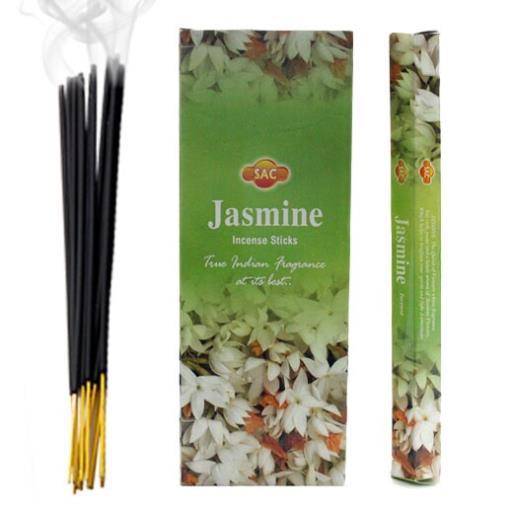 SAC Jasmine Incense Sticks 20 Sticks/Tube 6 Tubes/Box