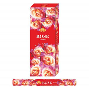 SAC Rose Incense Sticks 20 Sticks/Tube 6 Tubes/Box