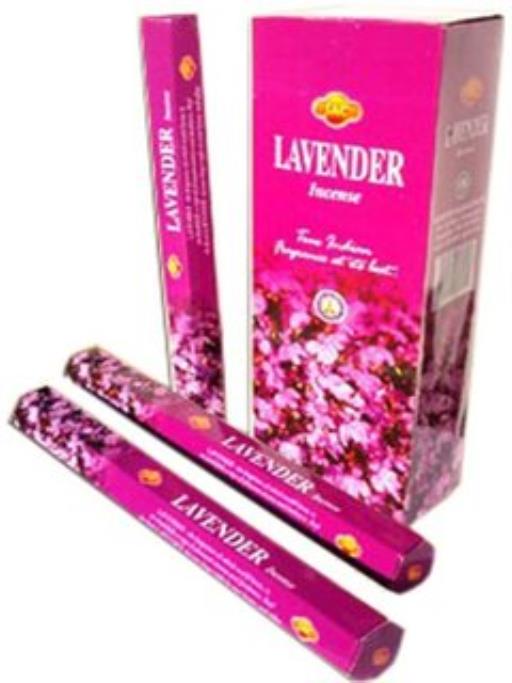 SAC Lavender Incense Sticks 20 Sticks/Tube 6 Tubes/Box