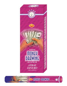 SAC Money Drawing Incense Sticks 20 Sticks/Tube 6 Tubes/Box