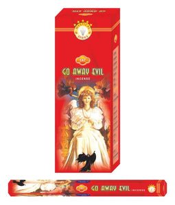 SAC Go Away Evil Incense Sticks 20 Sticks/Tube 6 Tubes/Box