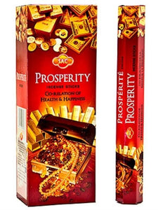 SAC Prosperity Incense Sticks 20 Sticks/Tube 6 Tubes/Box