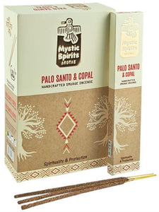 Tribal Soul (Hari Darshan) Mystic Spirits Palo Santo & Copal 8 Sticks 9" 8 Sticks/ Pack 12 Packs/ Box