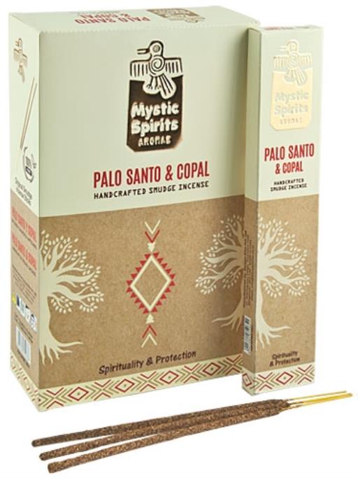 Tribal Soul (Hari Darshan) Mystic Spirits Palo Santo & Copal 8 Sticks 8 Sticks/ Pack 12 Packs/ Box