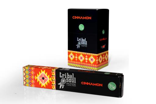 Tribal Soul (Hari Darshan) Tribal Soul Cinnamon Incense Sticks 15G 15G/ Pack 12 Packs/ Box