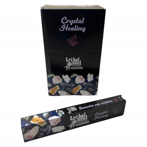 Tribal Soul (Hari Darshan) Tribal Soul Crystal Healing Incense Sticks (Spiritual Series) 15G 15G/ Pack 12 Packs/ Box