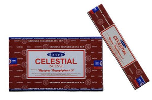 Satya "Nag Champa" Celestial Incense Sticks 15G 15 G/ Pack 12 Packs/ Box & Total 180G