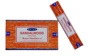 Satya "Nag Champa" Sandalwood Incense Sticks 15G 7.8" 15 G/ Pack 12 Packs/ Box & Total 180G