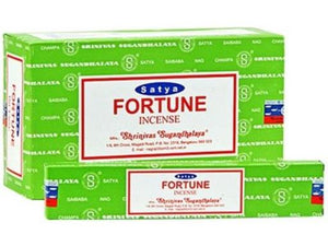 Satya "Nag Champa" Fortune Incense Sticks 15G 15 G/ Pack 12 Packs/ Box & Total 180G