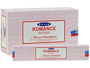 Satya "Nag Champa" Romance Incense Sticks 15G 15 G/ Pack 12 Packs/ Box & Total 180G