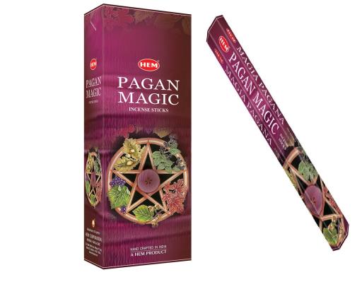 HEM Fragrances Pagan Magic Incense Sticks 20 Sticks/Tube 6 Tubes/Box & Burns: 45 Minutes/Stick