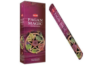 HEM Fragrances Pagan Magic Incense Sticks 9" 20 Sticks/Tube 6 Tubes/Box & Burns: 45 Minutes/Stick