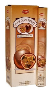 HEM Fragrances Passion Fruit Incense Sticks 9" 20 Sticks/Tube 6 Tubes/Box & Burns: 45 Minutes/Stick