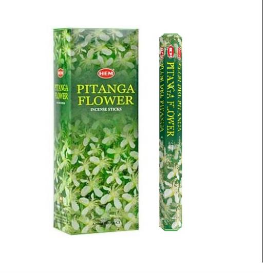 HEM Fragrances Pitanga Flower Incense Sticks 20 Sticks/Tube 6 Tubes/Box & Burns: 45 Minutes/Stick