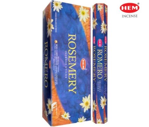 HEM Fragrances Rosemery Incense Sticks 20 Sticks/Tube 6 Tubes/Box & Burns: 45 Minutes/Stick