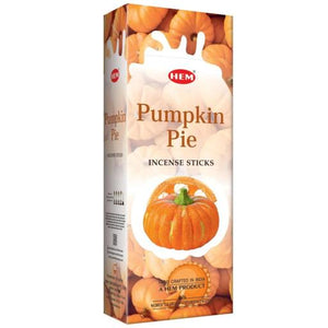 HEM Fragrances Pumpkin Pie Incense Sticks 9" 20 Sticks/Tube 6 Tubes/Box & Burns: 45 Minutes/Stick