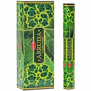 HEM Fragrances Arruda Incense Sticks 9" 20 Sticks/Tube 6 Tubes/Box & Burns: 45 Minutes/Stick