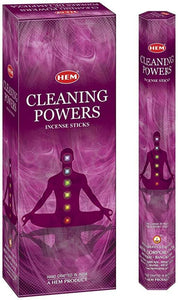 HEM Fragrances Cleaning Powers Incense Sticks 9" 20 Sticks/Tube 6 Tubes/Box & Burns: 45 Minutes/Stick