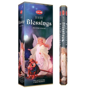 HEM Fragrances Divine Blessing Incense Sticks 20 Sticks/Tube 6 Tubes/Box & Burns: 45 Minutes/Stick