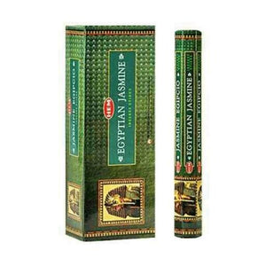 HEM Fragrances Egyptian Jasmine Incense Sticks 9" 20 Sticks/Tube 6 Tubes/Box & Burns: 45 Minutes/Stick