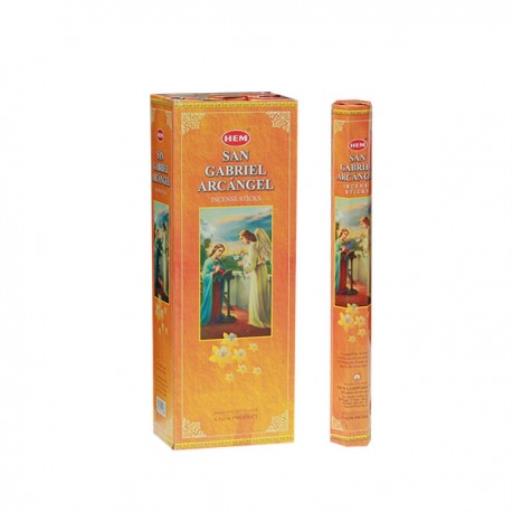 HEM Fragrances San Gabriel Arcangel Incense Sticks 20 Sticks/Tube 6 Tubes/Box & Burns: 45 Minutes/Stick