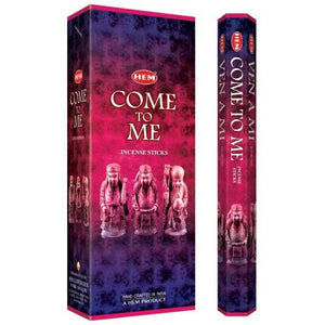 HEM Fragrances Come To Me Incense Sticks 20 Sticks/Tube 6 Tubes/Box & Burns: 45 Minutes/Stick