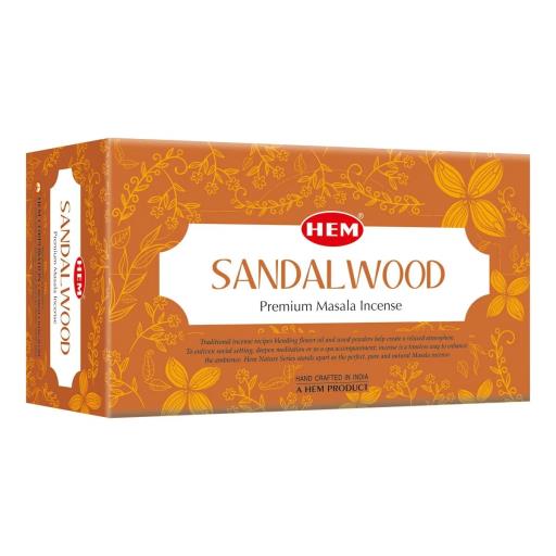 HEM Fragrances Sandalwood Premium Masala Incense 15G 7.8