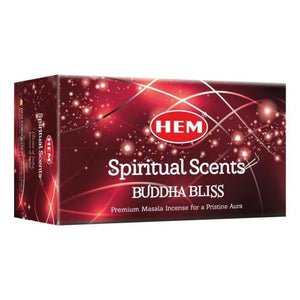 HEM Fragrances Spiritual Scents Buddha Bliss Masala 15G 7.8" 15G/ Pack 12 Packs/ Box