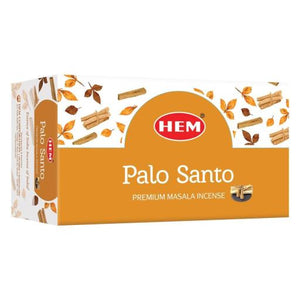 HEM Fragrances Palo Santo Premium Masala Incense 15G 7.8" 15G/ Pack 12 Packs/ Box