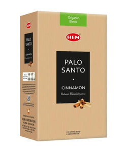 HEM Fragrances Palo Santo Cinnamon Natural Masala Organic Blend 15G 7.8" 15G/ Pack 12 Packs/ Box