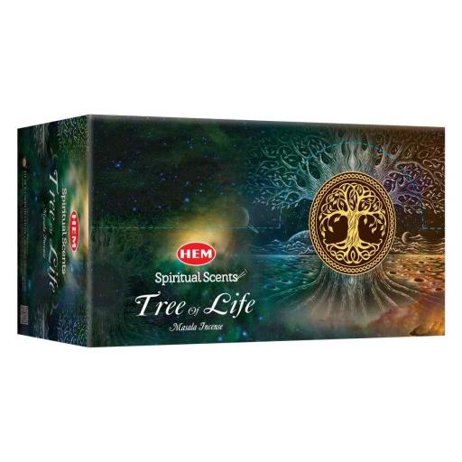 HEM Fragrances Tree Of Life Masala Incense 15G 15G/ Pack 12 Packs/ Box