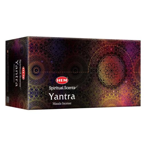 HEM Fragrances Yantra Masala Incense 15G 15G/ Pack 12 Packs/ Box