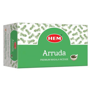 HEM Fragrances Arruda Premium Masala Incense 15G 7.8" 15G/ Pack 12 Packs/ Box