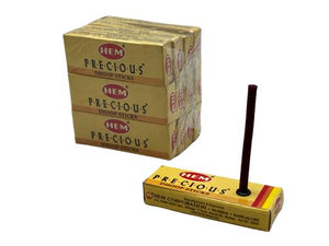 HEM Fragrances Precious Mini Dhoop Cones 2" 10 Cones/ Pack 12 Packs/ Wrapped