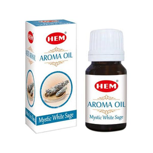 HEM Fragrances Aroma Oil Mystic White Sage 10Ml/ Bottle 12 Bottles/ Box