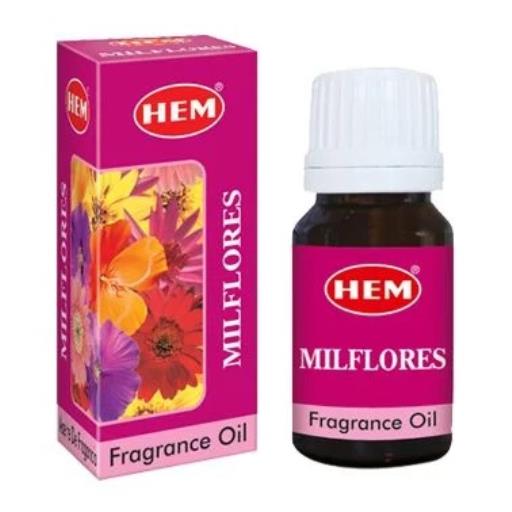 HEM Fragrances Fragrance Oil Milflores 10Ml/ Bottle 12 Bottles/ Box