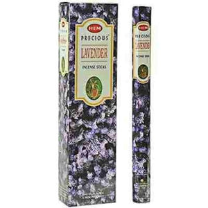 HEM Fragrances Precious Lavender Tall Hexa Incense Sticks 10 Sticks/ Tube 6 Tubes/ Box