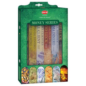 HEM Fragrances Money Series 6 In 1 Hexa Gift Pack 20 Sticks/Tube 5 Tubes/Box