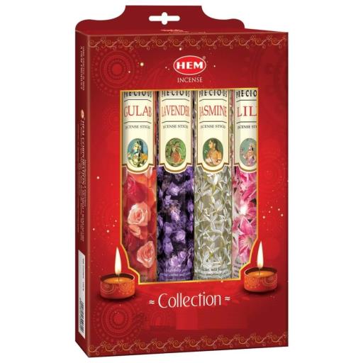 HEM Fragrances Precious 6 In 1 Hexa Gift Pack 20 Sticks/Tube 6 Tubes/Box