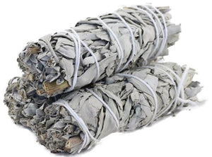 ZenN California White Sage 3-4" Natural Product; Colour & Size May Vary