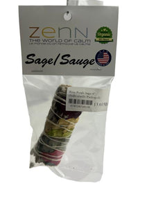 ZenN Rose Petals Sage 4" (Individually Packaged) Individually Packaged Natural Product; Colour & Size May Vary