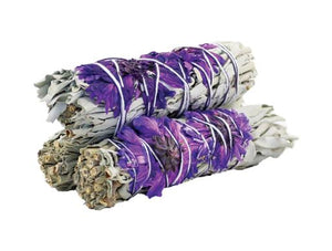 ZenN Purple Daze Sage 4" Natural Product; Colour & Size May Vary