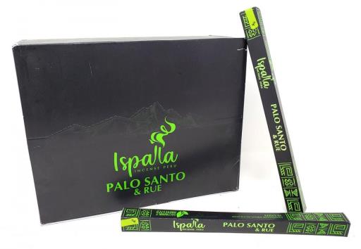 Ispalla Palo Santo  Rue Incense Sticks 10 Pack 10 Sticks/ Pack 50 Packs/ Box