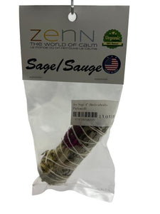 ZenN Joy Sage 4" (Individually Packaged) Individually Packaged Natural Product; Colour & Size May Vary