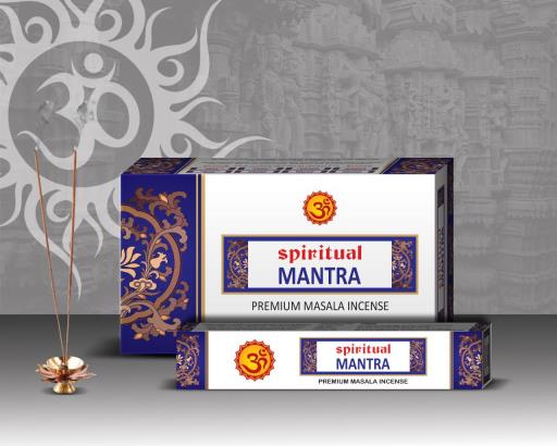 Miscellaneous Spiritual Mantra Incense Sticks 15G 15G /Pack 12 Packs/ Box