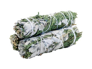 ZenN White Sage & Cedar Mix 4" Natural Product; Colour & Size May Vary