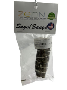 ZenN Royal Sage 4" (Individually Packaged) Individually Packaged Natural Product; Colour & Size May Vary