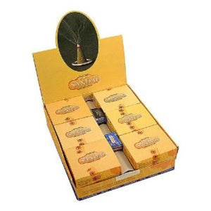 Satya "Nag Champa" Super Sandal Dhoop Cone 12 Cones 12 Cones/ Pack 12 Packs/ Display Box