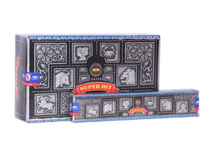 Satya "Nag Champa" Super Hit Incense Sticks 15G 15G /Pack 12 Packs/ Box & Total 180G